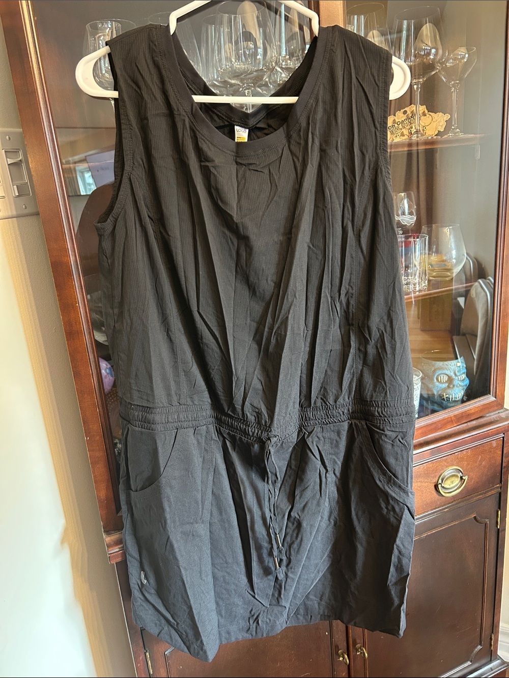 Lolë black mini dress